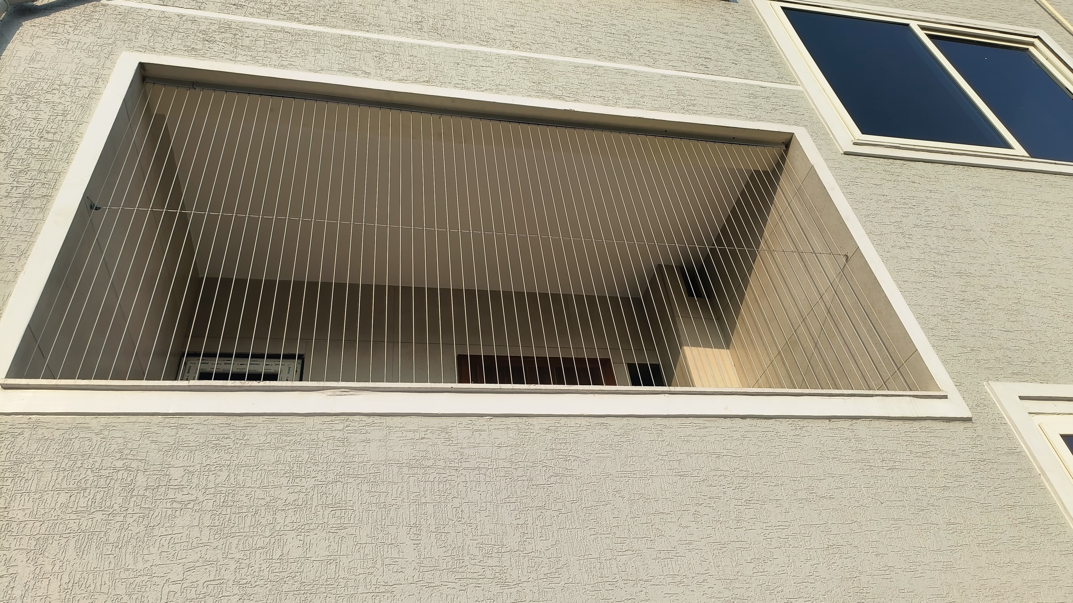 Invisible Grill Installed on Balcony